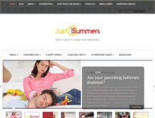 Tablet Screenshot of just18summers.com